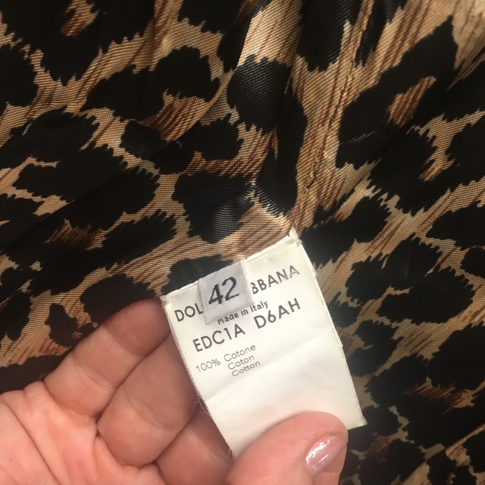 Dolce and  Gabbana denim coat
